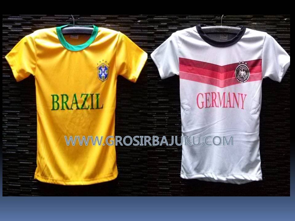Produsen Kaos Bola Piala Dunia Grosir 2014 Brazil jerman