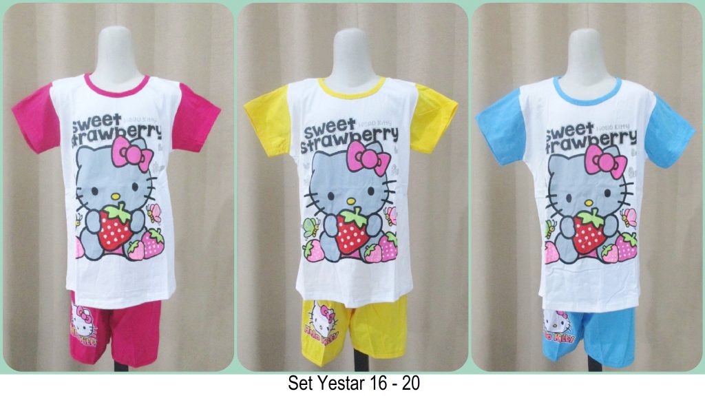 Grosiran Setelan Anak Yestar 16-20  Murah