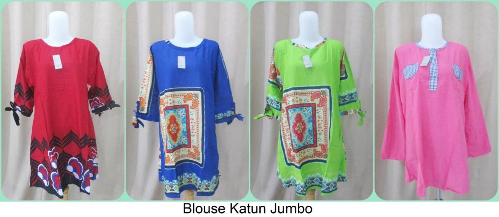 Pusat Grosir Blouse Katun Jumbo Murah