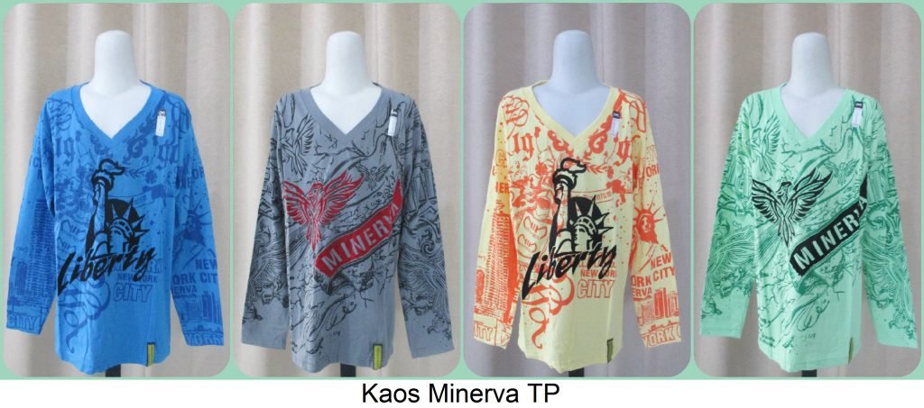 Grosiran Kaos Minerva TP Terbaru Murah Cikarang