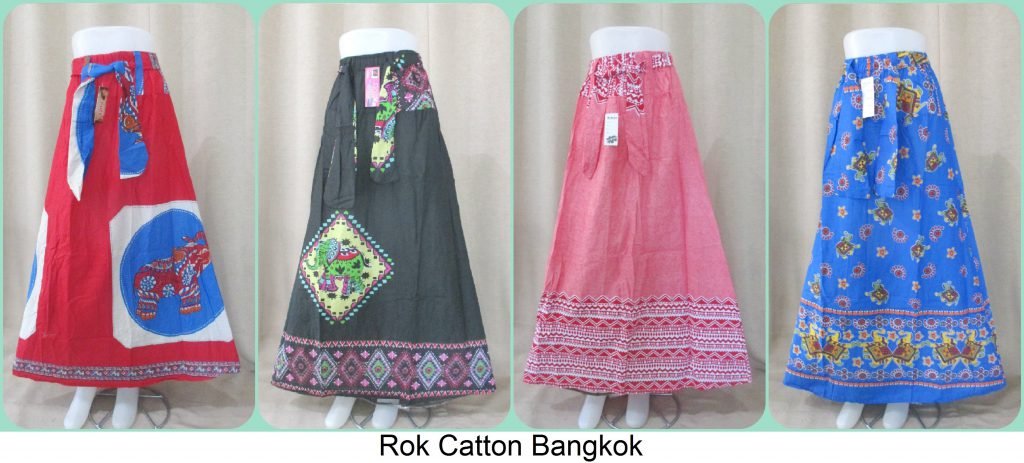 Grosiran Rok Catton Bangkok Terkini Murah