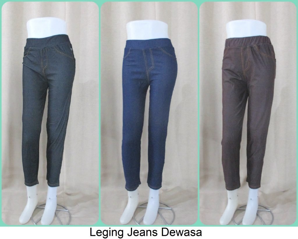 Sentra Grosir  Celana  Leging Jeans  Dewasa Termurah  27Ribu 