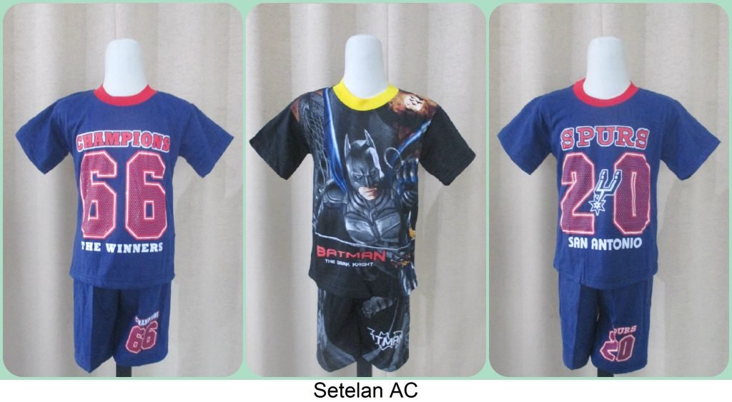 Grosir Setelan AC Anak Karakter Termurah