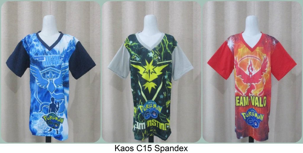 Pusat Grosiran Kaos C15 Spandek Anak Termurah