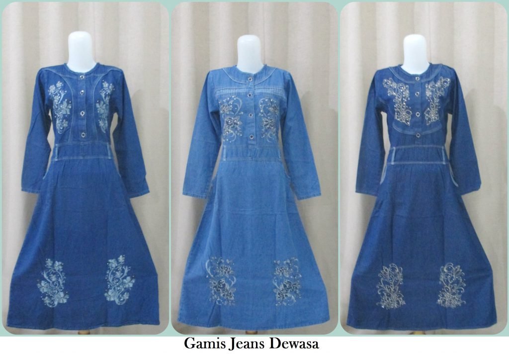 Grosiran Gamis Jeans Dewasa Murah Tanah Abang
