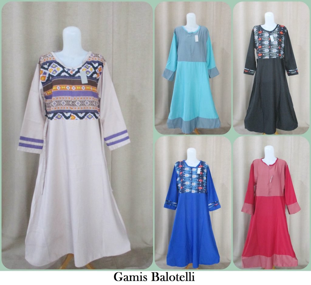 Sentra Grosir Gamis Balotelli Dewasa Termurah