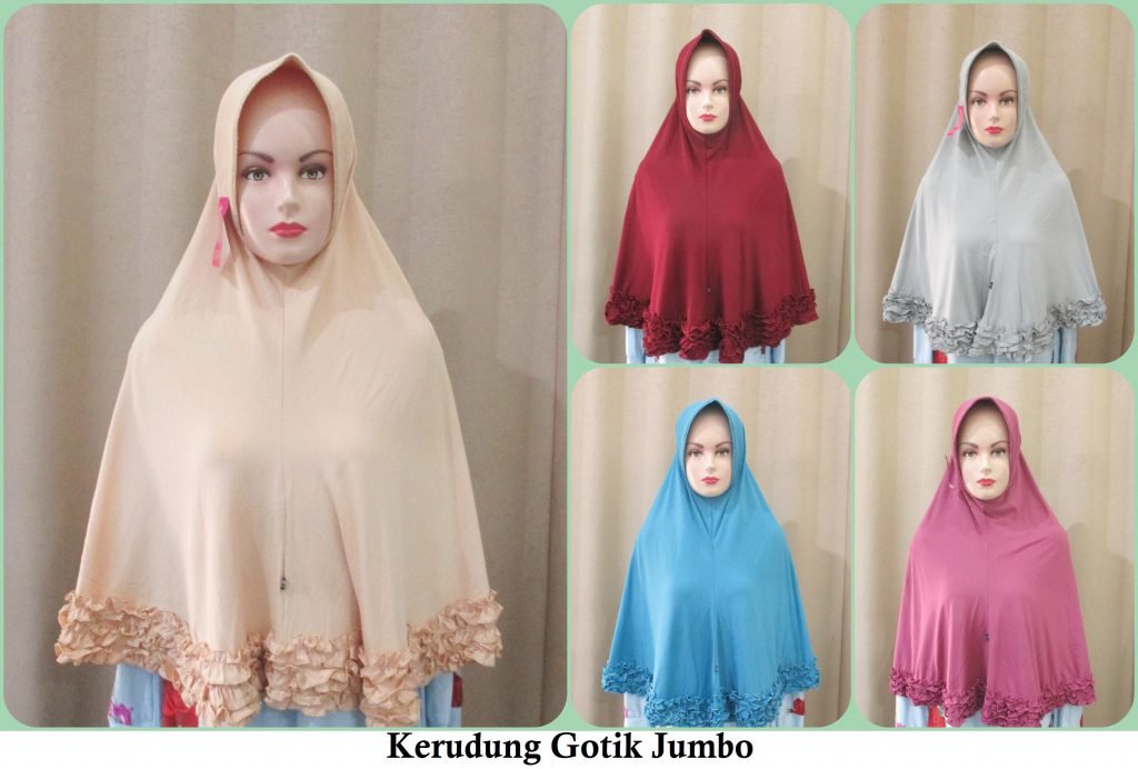 Sentra Grosir Kerudung Gotik Jumbo Murah Tanah Abang