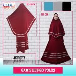 Gamis Bergo Polos