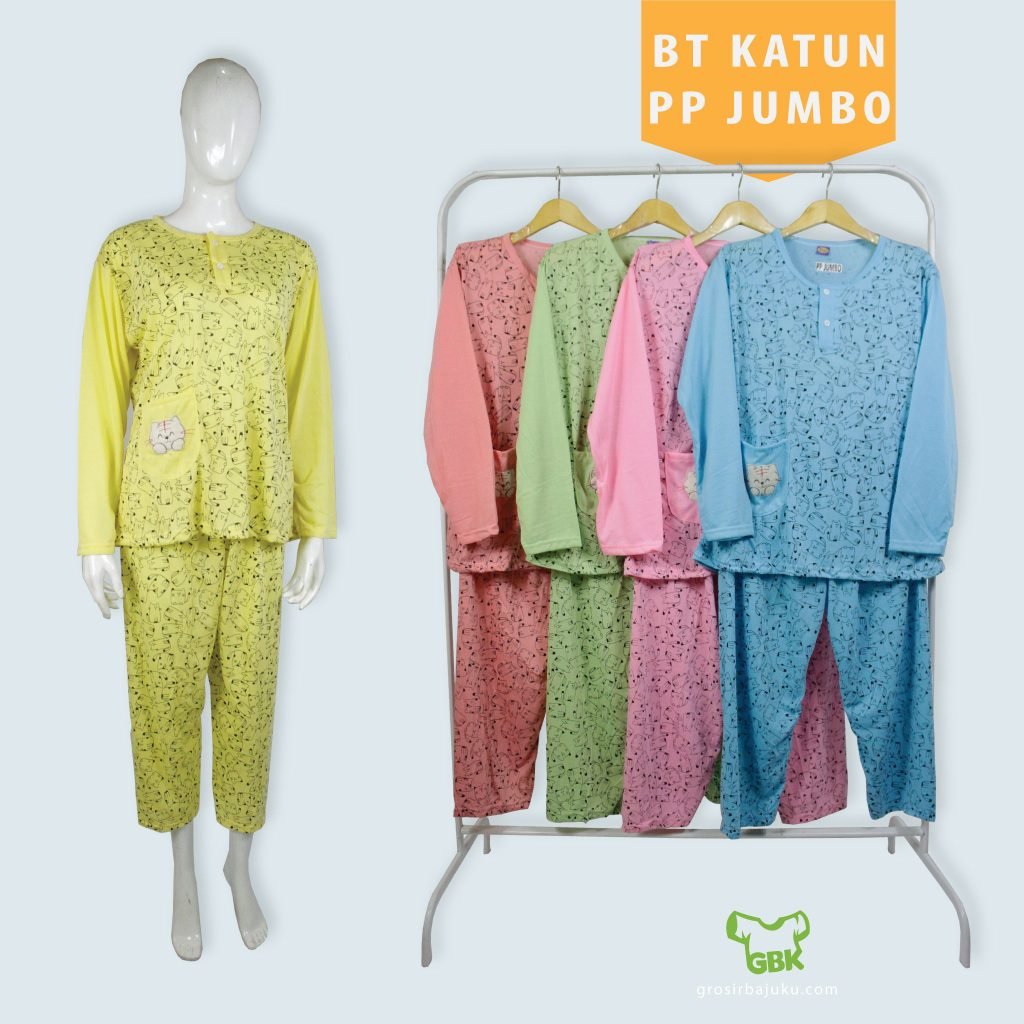 Baju Tidur Dewasa Bahan Cotton Jumbo