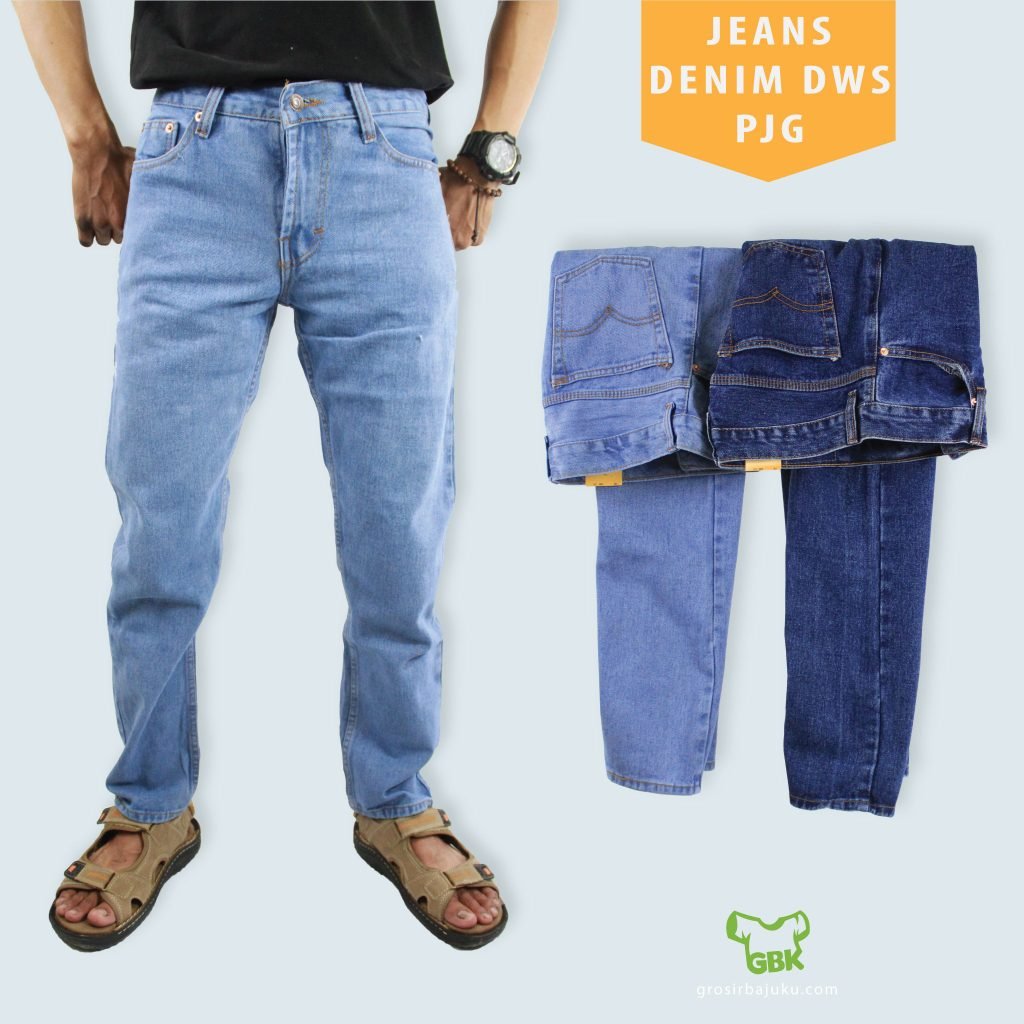 Jeans Denim Dewasa Panjang