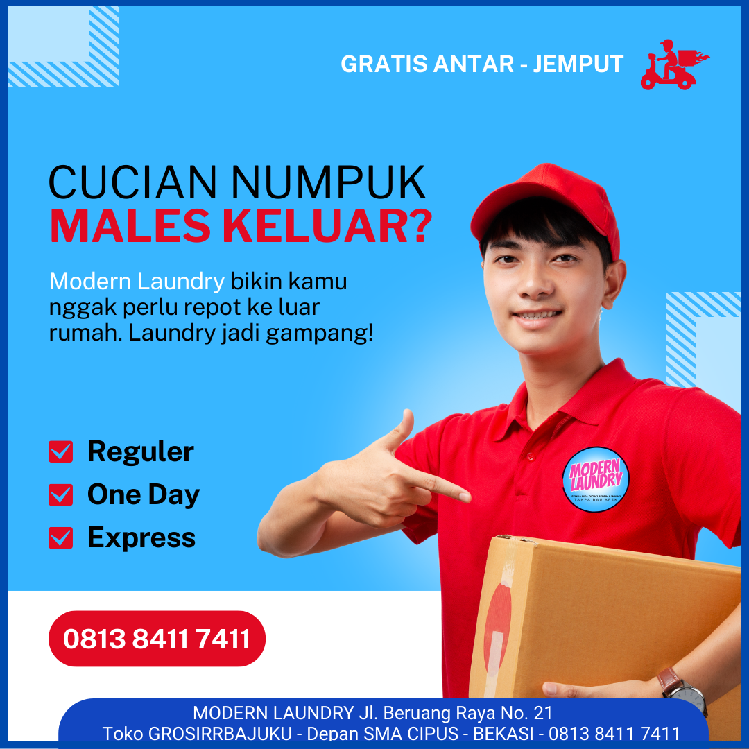 Laundry Antar Jemput Pickup Cikarang Baru Jababeka CIkarang Pusat Meikarta Pasar Bersih (5)